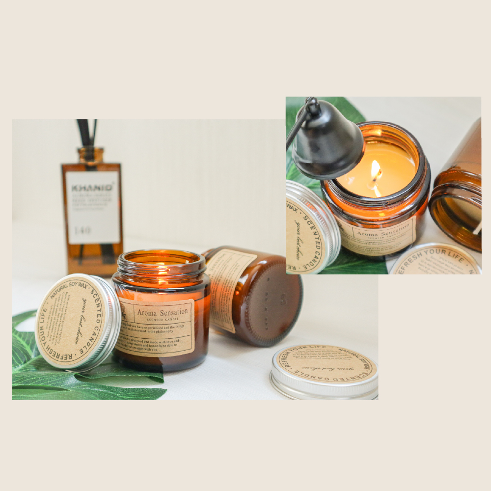 NATURAL YOUR LIFE140SOY Aroma Sensation          in    made   and  and    with  toWAXSCENTED Aroma Sensationyour  EFRESHYOURLIFE