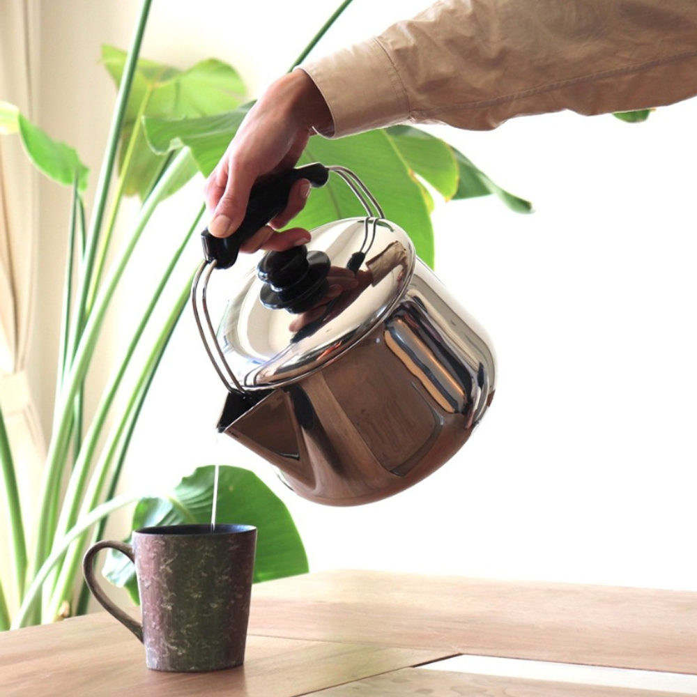 日本本間製作所】 KOINU 仔犬印18-8不銹鋼煮水壺茶壺大廣口3.3L