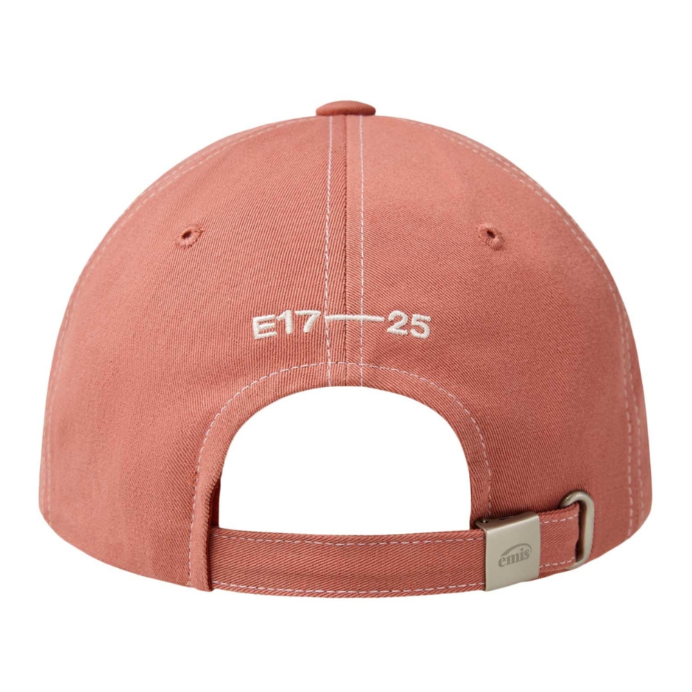 emis】預購LETTERING LOGO WHITE STITCH BALL CAP 白色車線字母