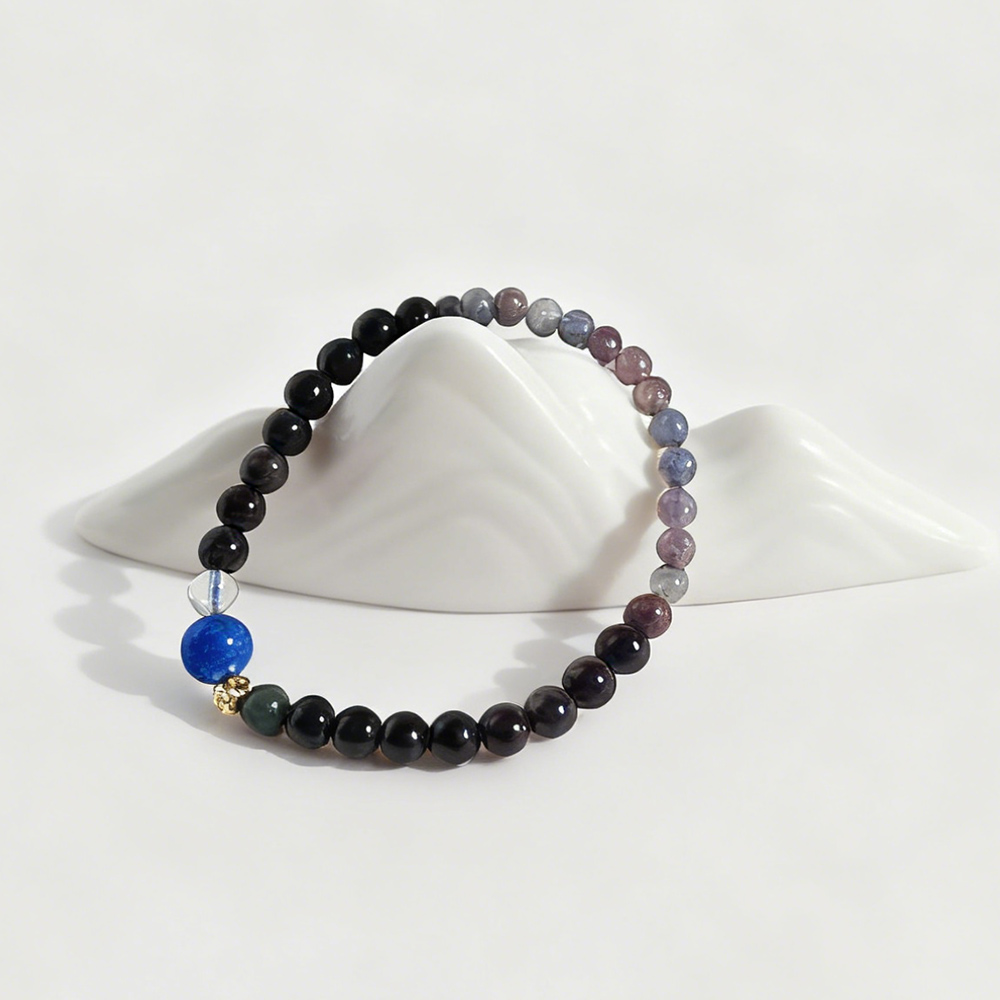 Paiya 派亞】3.5mm青金石項鍊/堇青石+青金石手鍊二選一