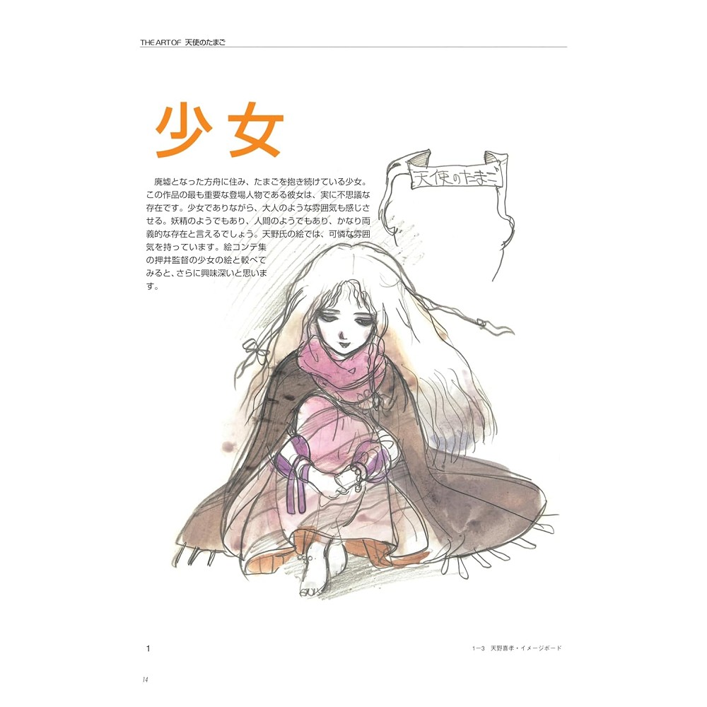 THE ART OF 天使のたまご 初版 天野喜孝 押井守 1986年 押井守と天野喜孝が織りなす不思議な世界、ムック「THE ART OF