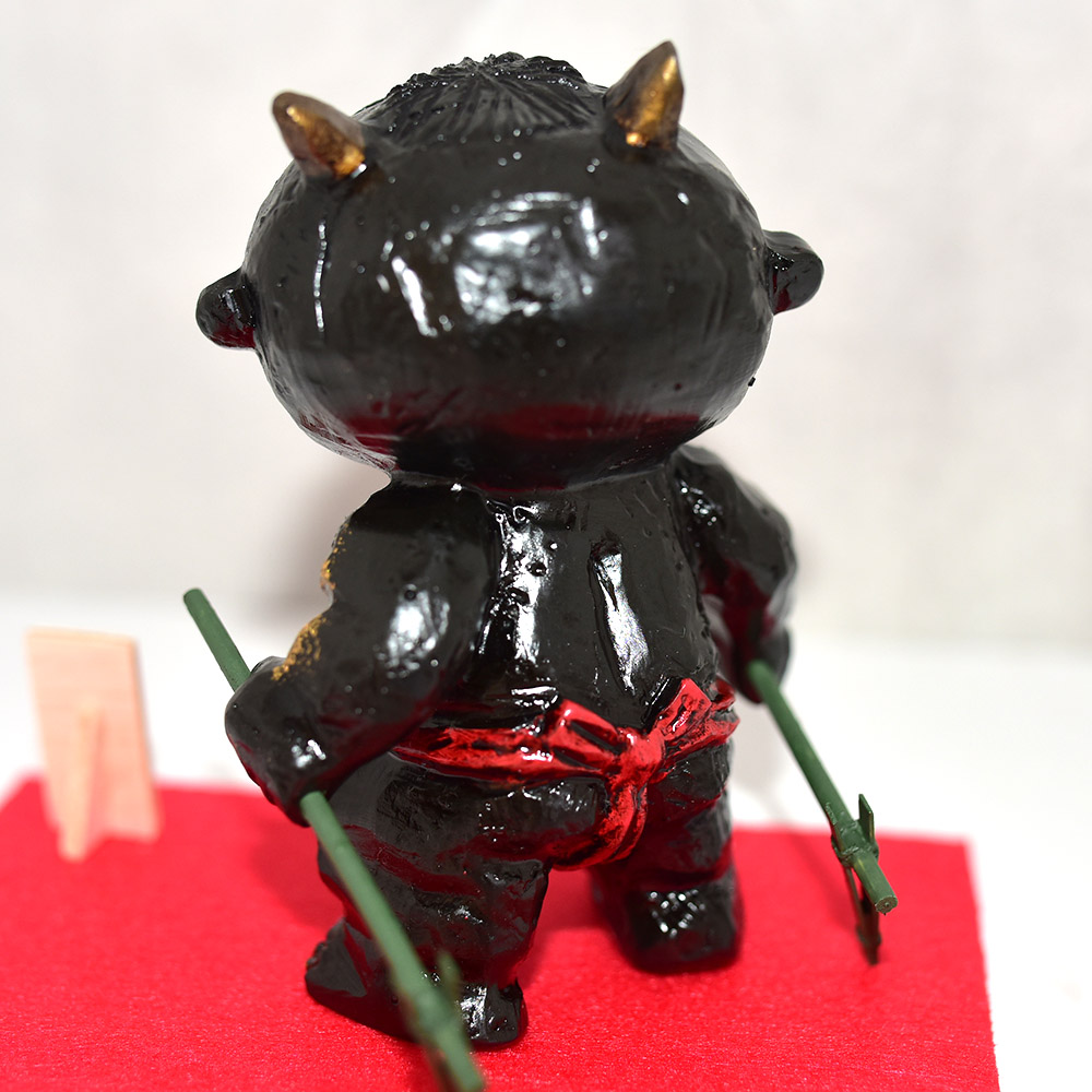 黑鬼踩竹馬高蹺人氣「鬼君系列」角色擺飾大尺寸人氣款日本正版10x8x5cm