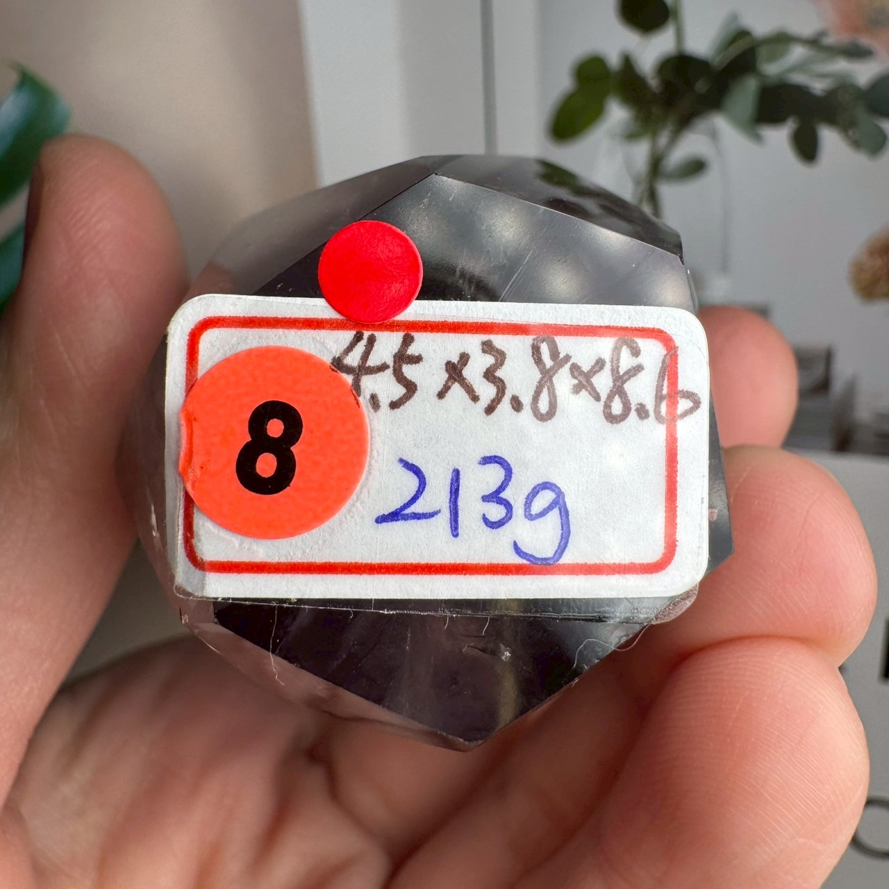 千奇國際精品】爆彩彩虹光😻頂級玻利維亞紫黃水晶柱8號213公克💜💜天然