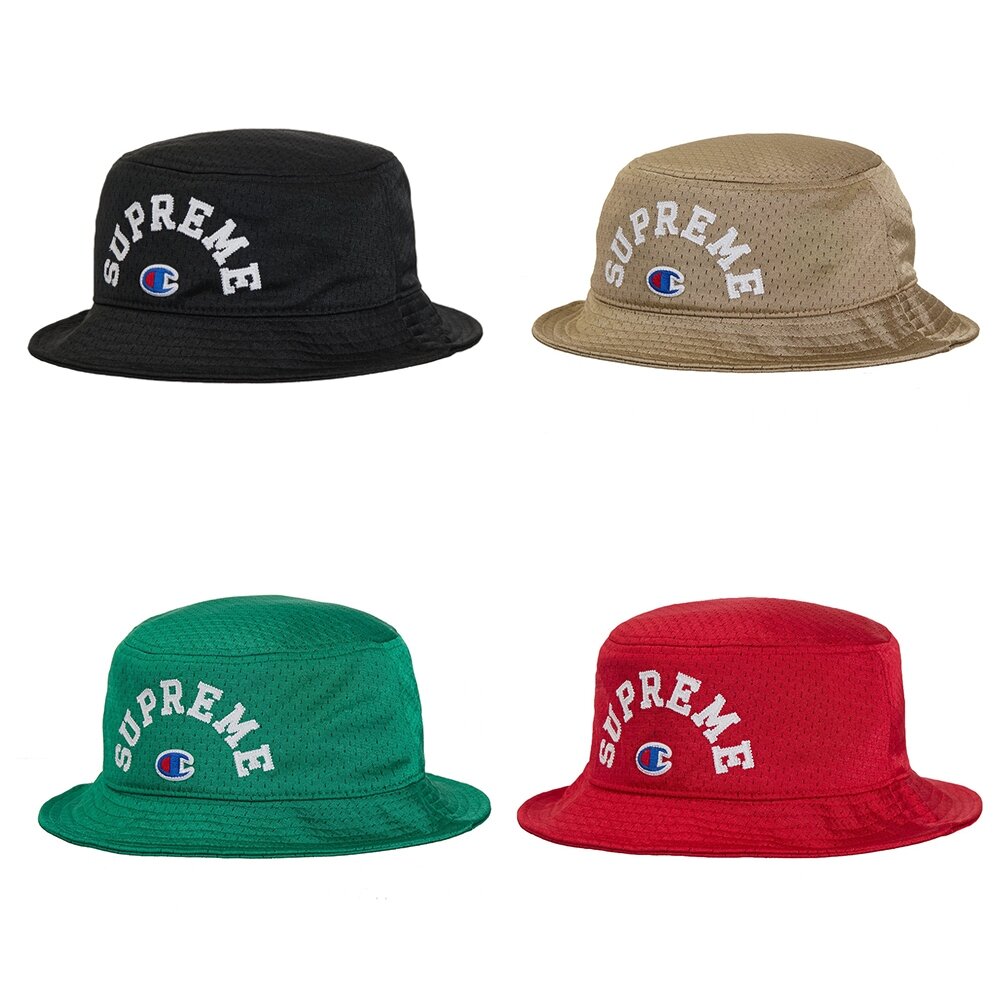 SUPREME】Supreme 24SS x Champion Mesh Crusher 卡其紅綠黑