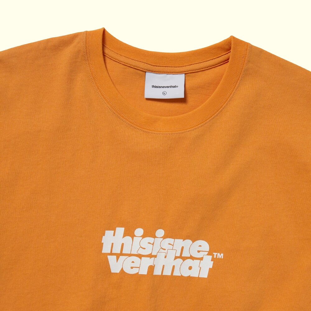 ★thisisneverthat★ OLLogo Tee Orange TN250TTSST05ORG Records Tee - thisisneverthat®