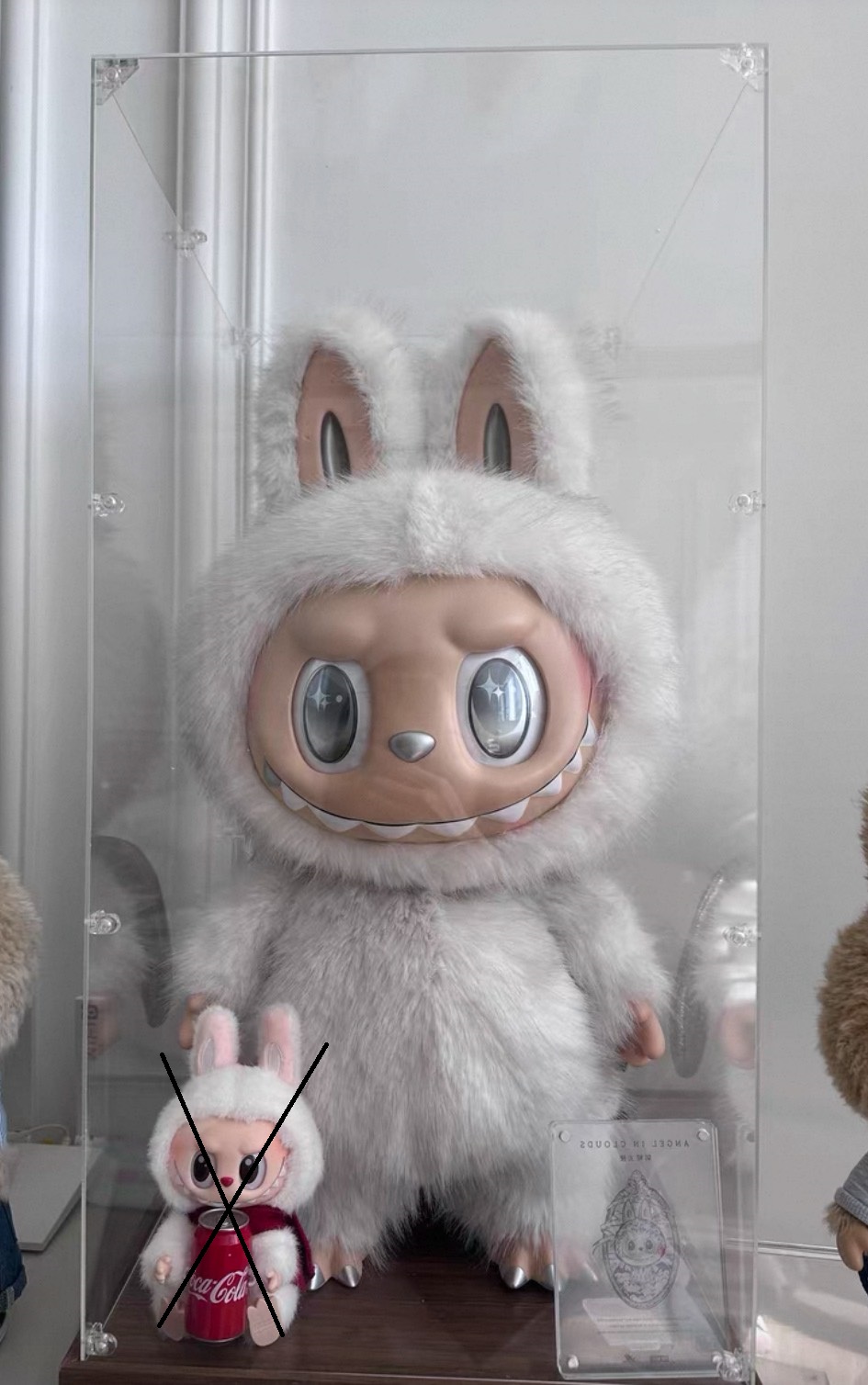 POPMART 泡泡瑪特】LABUBU Zimomo THE MONSTERS 白天使大天使大娃58cm