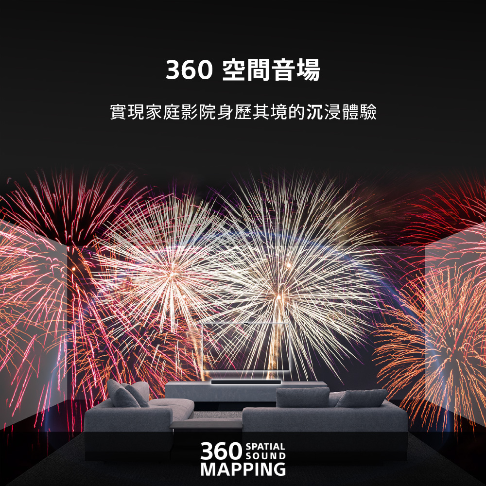 360空間音場實現家庭影院身歷其境的沉浸體驗360 SOUNDMAPPING