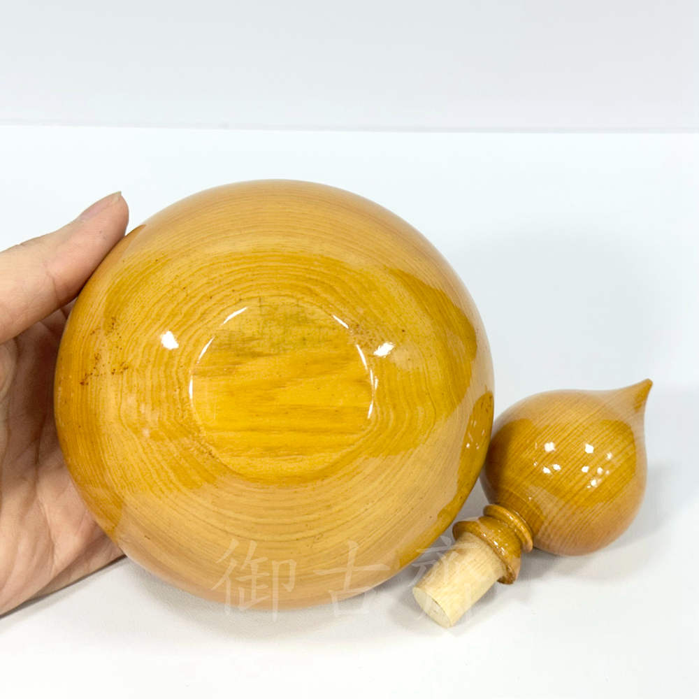 御古齋】台灣檜木聚寶盆帶財眼天然紋路招財進寶財源廣進迎財納福居家